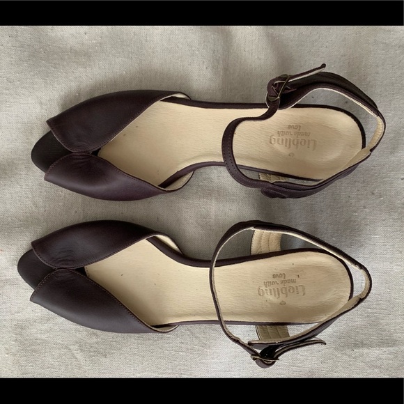 Liebling Adele handmade purple leather sandal, size 41 (approx us 9.5/10) - Picture 3 of 9